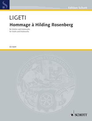 Ligeti, G: Hommage à Hilding Rosenberg