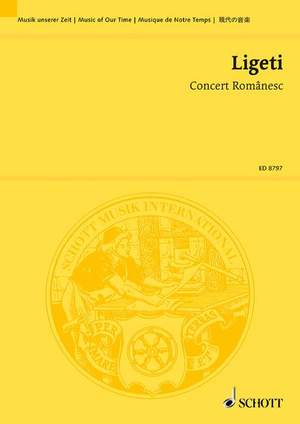 Ligeti, G: Romanian Concerto