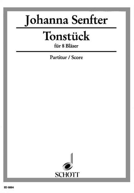 Senfter, J: Tonstück E major E major op. 60