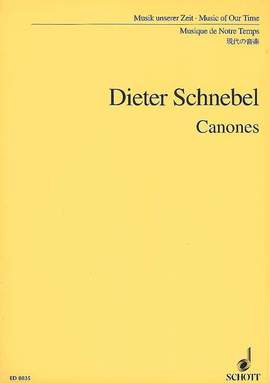 Schnebel, D: Canons