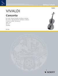 Vivaldi, A L: Concerto G Minor op. 12/1 RV 317 / PV 343