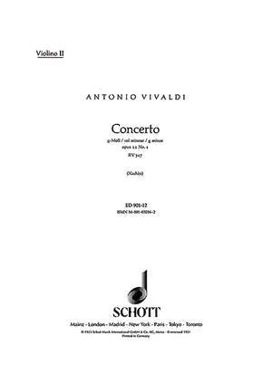 Vivaldi, A: Concerto g Minor op. 12/1 RV 317