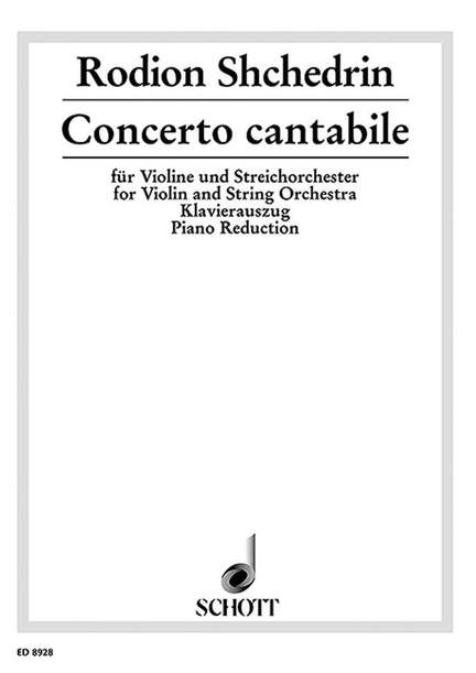 Shchedrin: Concerto cantabile