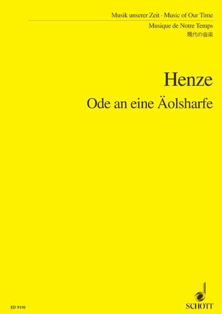Henze, H W: Ode an eine Äolsharfe