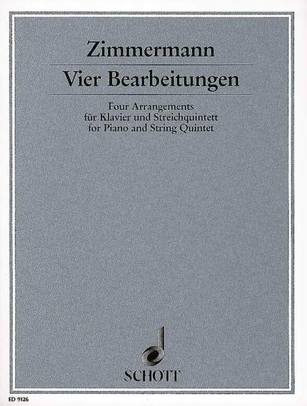 Zimmermann, B A: 4 Arrangements
