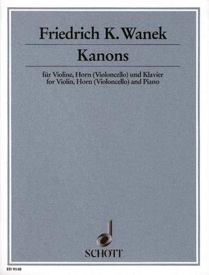 Wanek, F K: Kanons