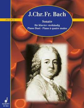 Bach, J C F: Sonate A-Dur A major