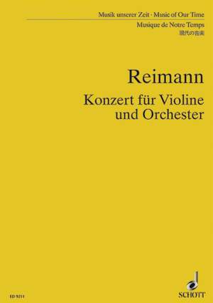 Reimann, A: Concerto