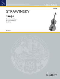 Stravinsky, I: Tango