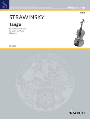 Stravinsky, I: Tango