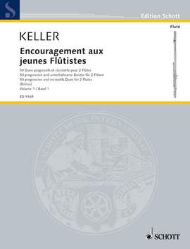Keller, C: Encouragement for young flautists op. 62 Vol. 1