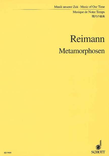 Reimann, A: Metamorphoses