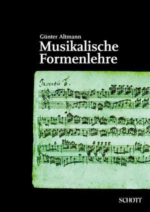 Altmann, G: Musikalische Formenlehre