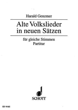 Genzmer, H: Alte Volkslieder in neuen Sätzen GeWV 66