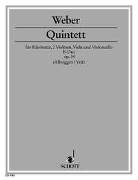 Weber: Quintet B major op. 34 JV 182; WeV P.11