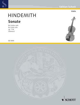 Hindemith: Violin Sonata op. 11/6