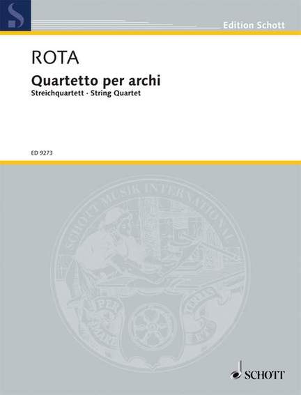 Rota, N: Quartetto per archi