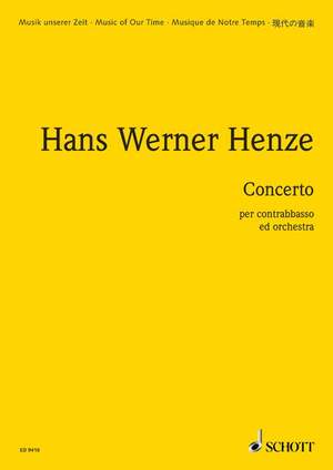 Henze, H W: Concerto per contrabbasso ed orchestra