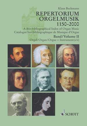 Beckmann, K: A Bio-bibliographical Index of Organ Music Vol. 2: Orgel plus Instrument(e)