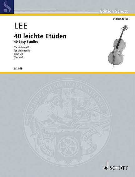 Lee, S: 40 Easy Studies op. 70