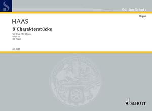 Haas, J: 8 Charakterstücke op. 15