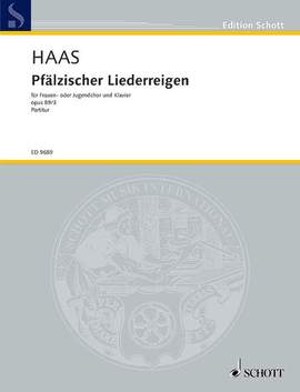 Haas, J: Pfälzischer Liederreigen op. 89/3