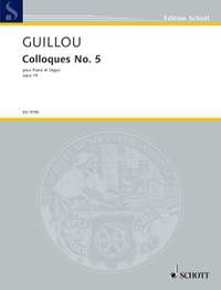 Guillou, J: Colloque No. 5, op. 19 op. 19