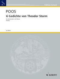 Poos, H: 6 Gedichte von Theodor Storm