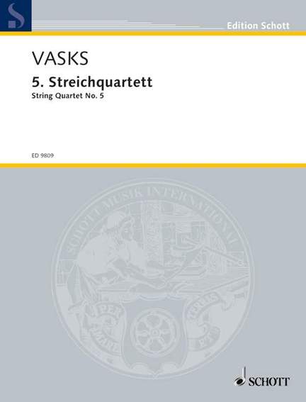 Vasks, P: 5. Streichquartett