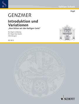 Genzmer, H: Introduktion und Variationen