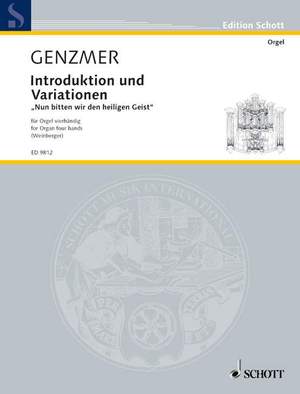 Genzmer, H: Introduktion und Variationen
