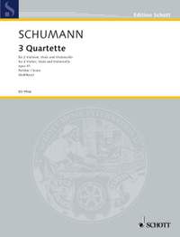 Schumann, R: 3 Quartette op. 41