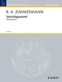 Zimmermann, B A: Streichquartett