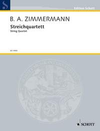 Zimmermann, B A: String Quartet