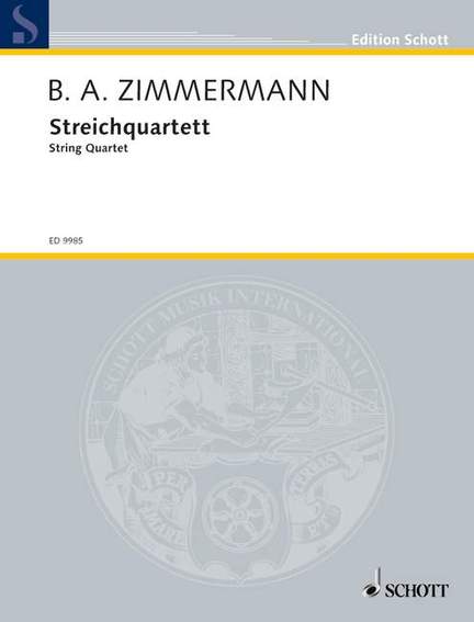 Zimmermann, B A: Streichquartett