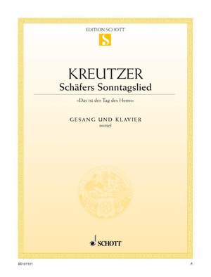 Kreutzer, C: Schäfers Sonntagslied