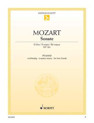Mozart, W A: Sonata D Major K 381