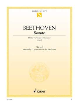 Beethoven: Sonata facile D Major op. 6