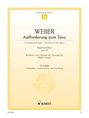Weber: Aufforderung zum Tanz op. 65