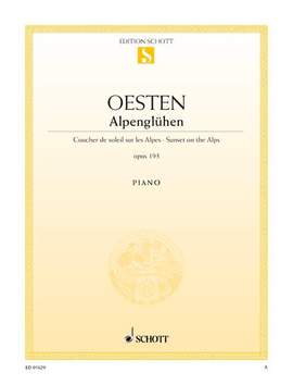 Oesten, T: Sunset on the Alps op. 193