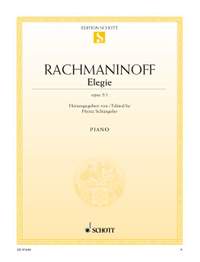 Rachmaninoff, S: Elegie op. 3/1