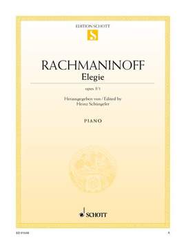 Rachmaninoff, S: Elegie op. 3/1