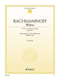 Rachmaninoff, S: Waltz A Major op. 10/2