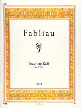 Raff, J J: Fabliau op. 75/2