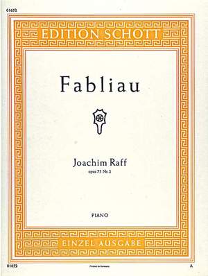 Raff, J J: Fabliau op. 75/2