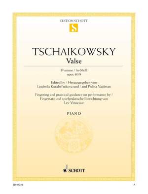 Tchaikovsky: Valse F sharp minor op. 40/9