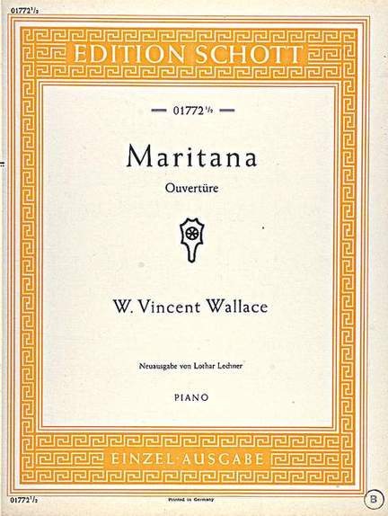 Wallace, W V: Maritana