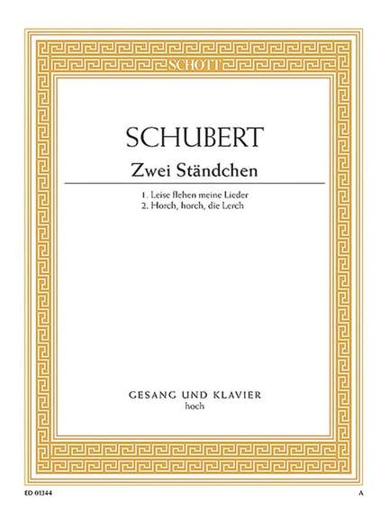 Schubert: 2 Ständchen D 957/4 / D 889