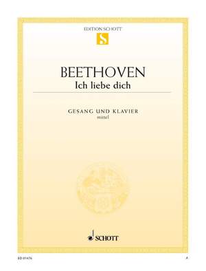 Beethoven: Ich liebe dich WoO 123
