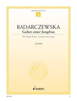 Badarzewska, T: The Virgin's Prayer E-flat major E flat major
